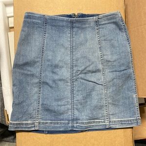 Free people size 12 skirt - loosely hugs body but isn’t too tight